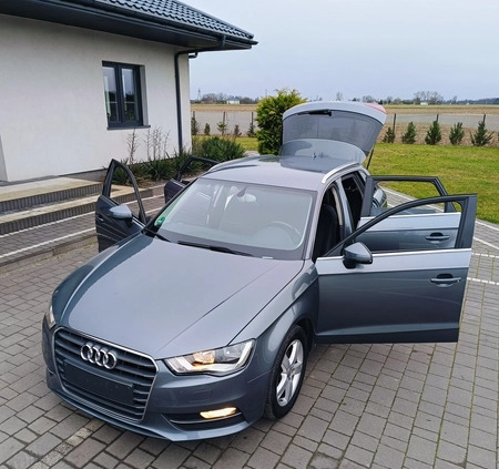 Audi A3 cena 39700 przebieg: 214000, rok produkcji 2013 z Płock małe 667